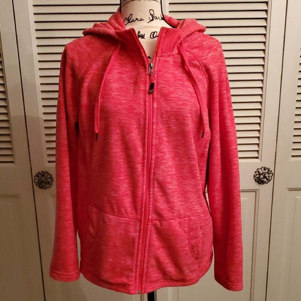 Women's Pink Zip-Up Hoodie